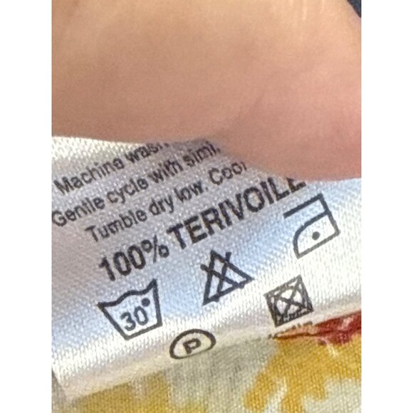 Rima Red Hawaiian Shirt Parrot Floral Print Short Sleeve Men’s Size M - Picture 4 of 7